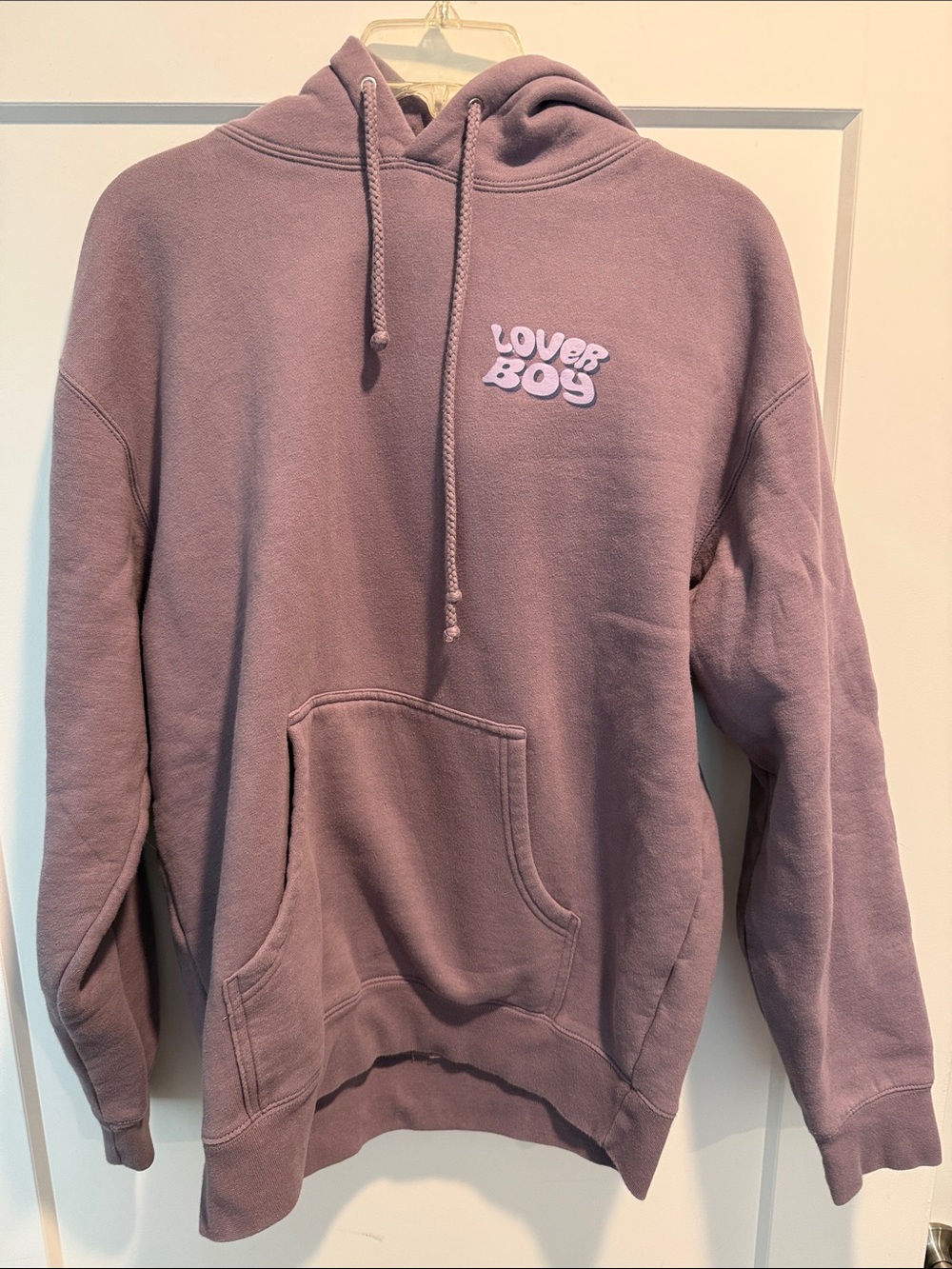 Mauve Pullover Hoodie - Men's Cozy Hooded Sweatshirt